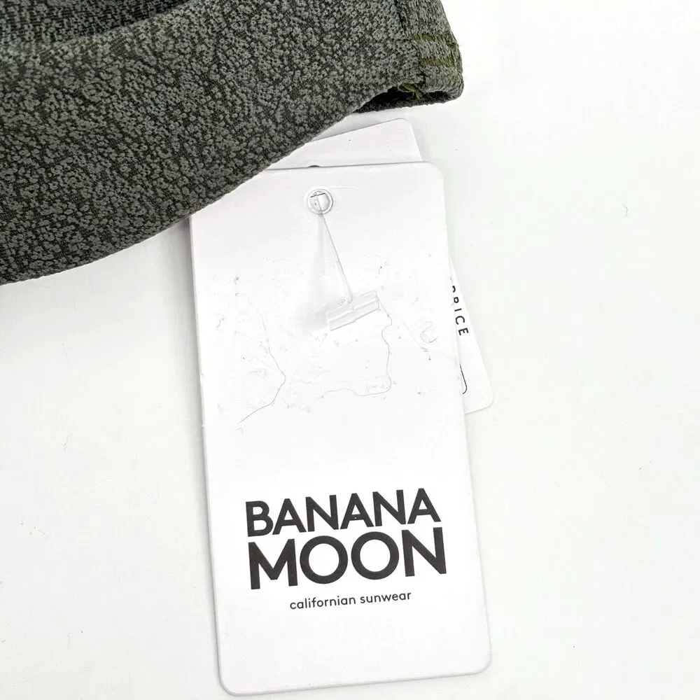 Banana Moon Sakata Santafe Khaki Bikini Top Size Small Removable Straps NWT